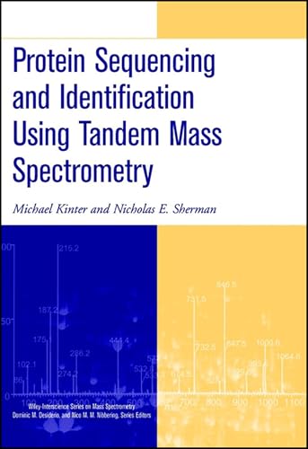 Protein sequencing and identification using tandem mass spectrometry Cover