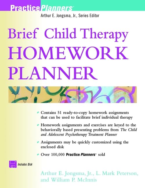 Brief child therapy homework planner Cover