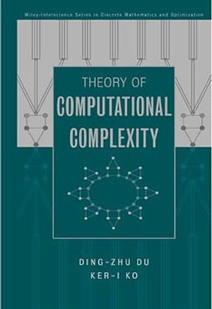 Theory of Computational Complexity Cover