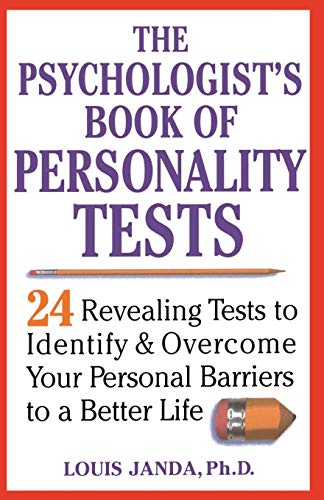 The psychologist's book of personality tests Cover