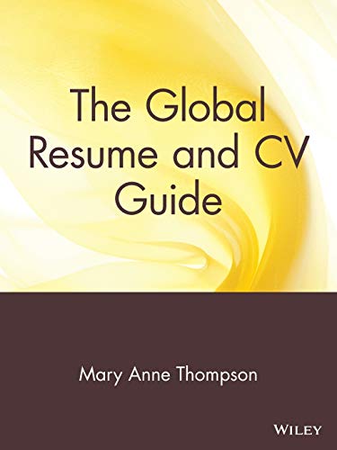 The Global Resume and CV Guide Cover