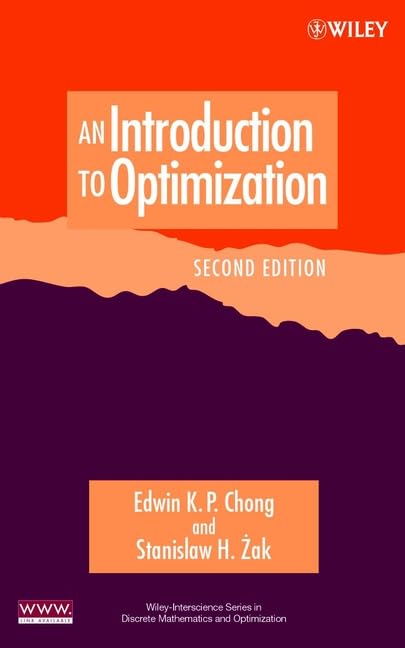 An introduction to optimization Cover