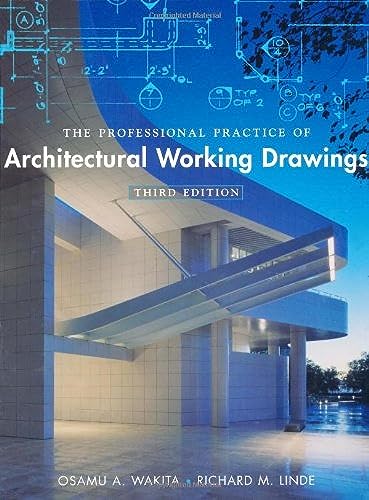 The professional practice of architectural working drawings Cover