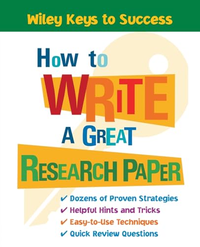 How to write a great research paper Cover