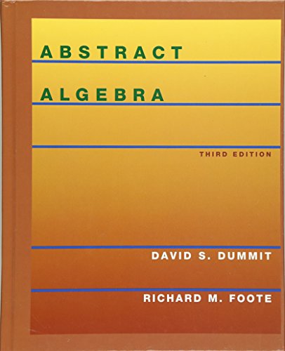 Abstract algebra Cover