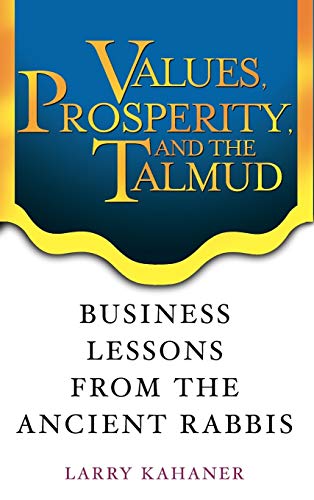 Values, prosperity and the Talmud Cover
