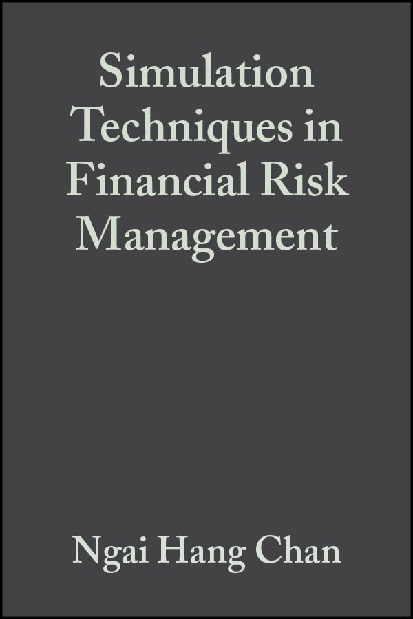 Simulation techniques in financial risk management Cover