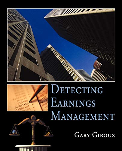 Detecting Earnings Management Cover