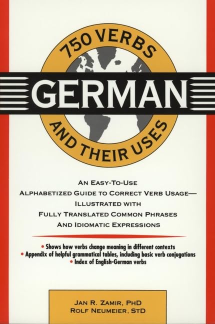 750 German verbs and their uses Cover