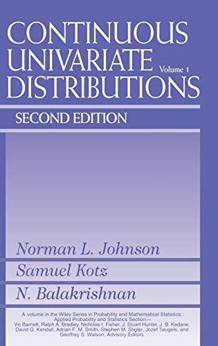 Continuous univariate distributions Cover