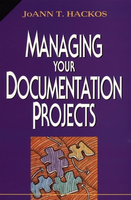 Managing your documentation projects Cover