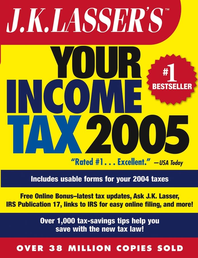 J.K. Lasser's Your Income Tax 2005 Cover