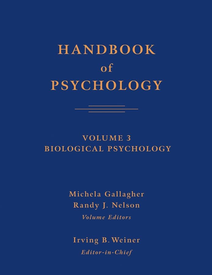 Handbook of Psychology, Biological Psychology Cover