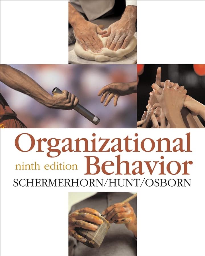 Organizational behavior Cover
