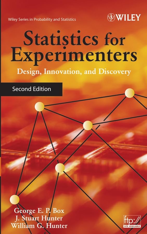 Statistics for experimenters Cover