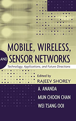 Mobile, wireless, and sensor networks Cover