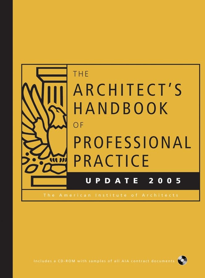 The architect's handbook of professional practice Cover