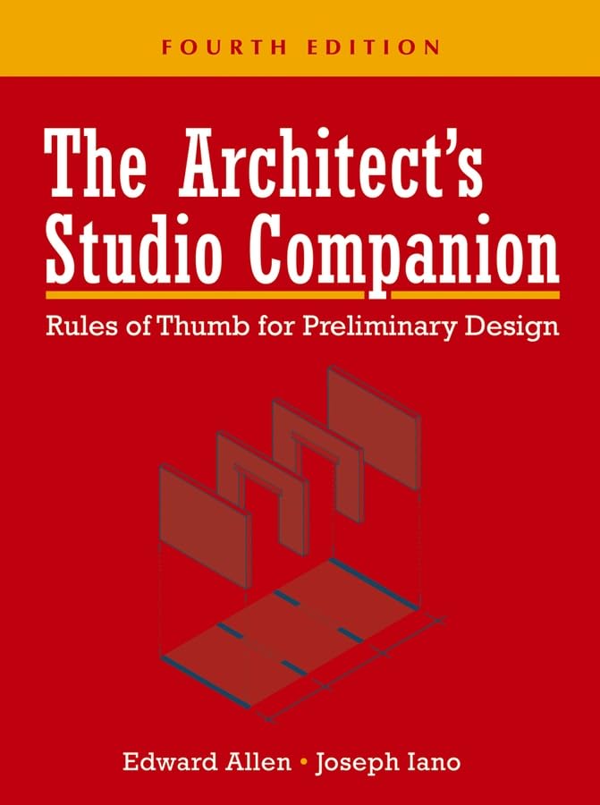 The architect's studio companion Cover