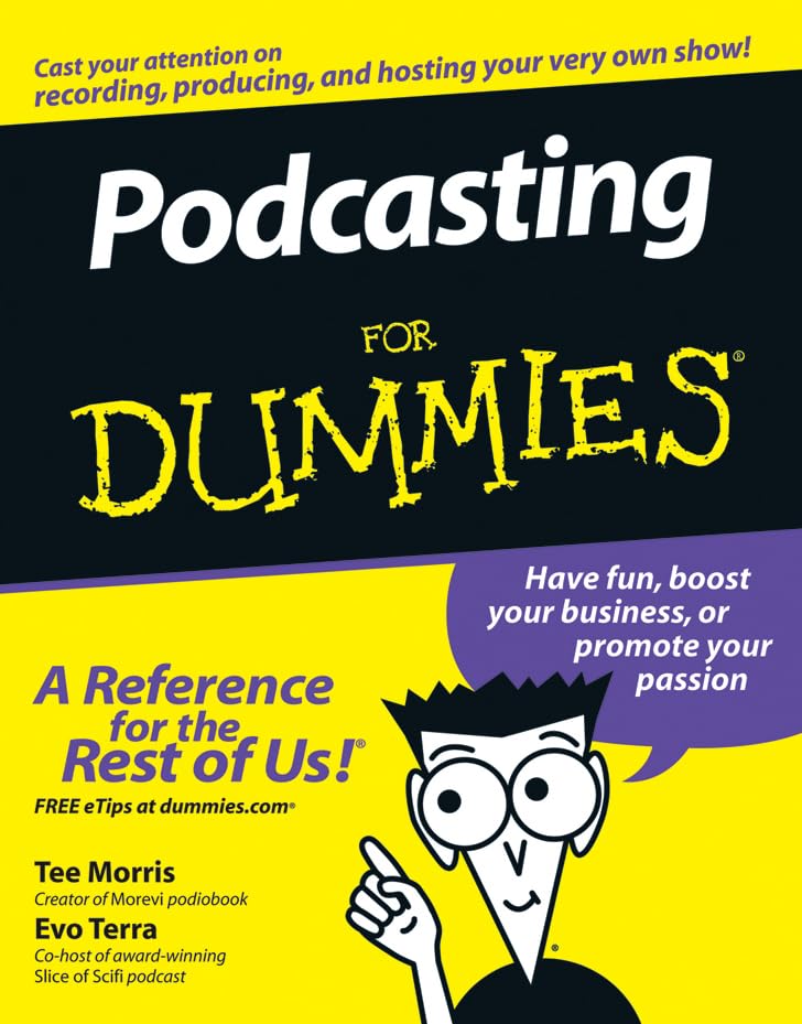 Podcasting for dummies Cover