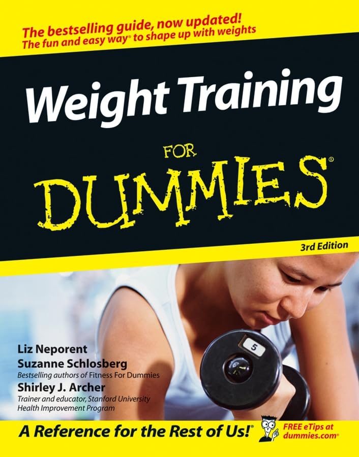 Weight training for dummies Cover