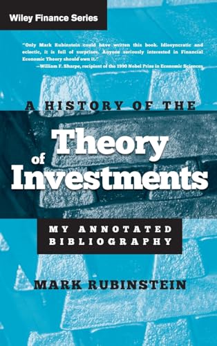 A history of the theory of investments Cover