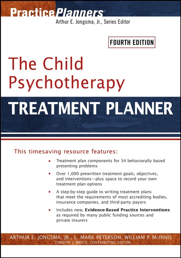 The Child Psychotherapy Treatment Planner (Practice Planners) Cover