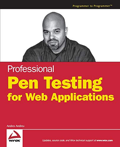 Professional Pen Testing for Web Applications (Programmer to Programmer) Cover
