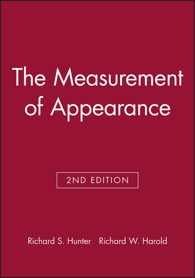The measurement of appearance Cover