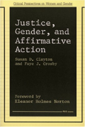 Justice, gender, and affirmative action Cover