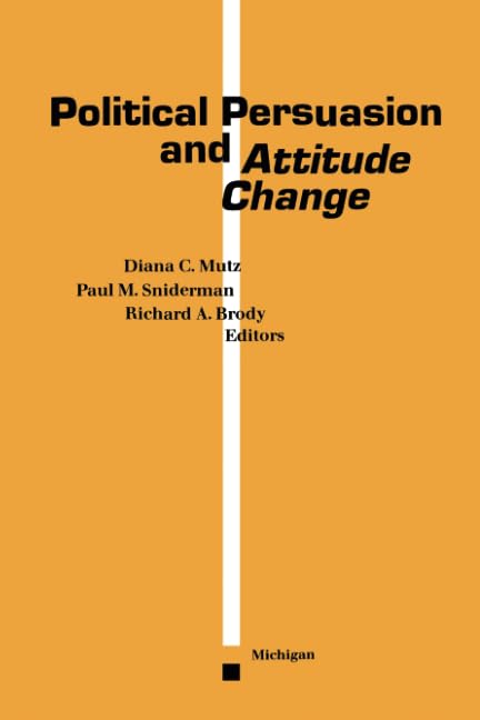 Political Persuasion and Attitude Change Cover