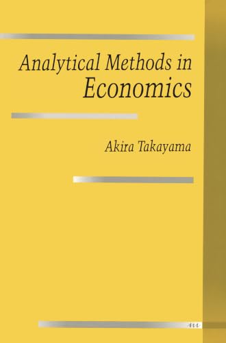 Analytical Methods in Economics Cover
