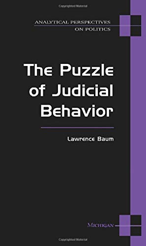 The puzzle of judicial behavior Cover