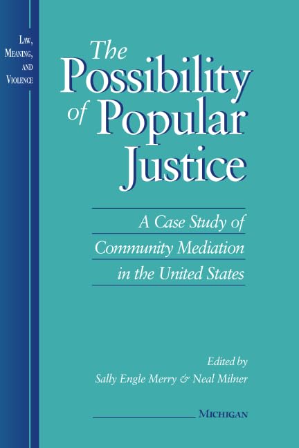 The Possibility of popular justice Cover