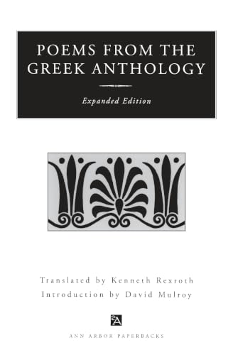Poems from the Greek anthology Cover