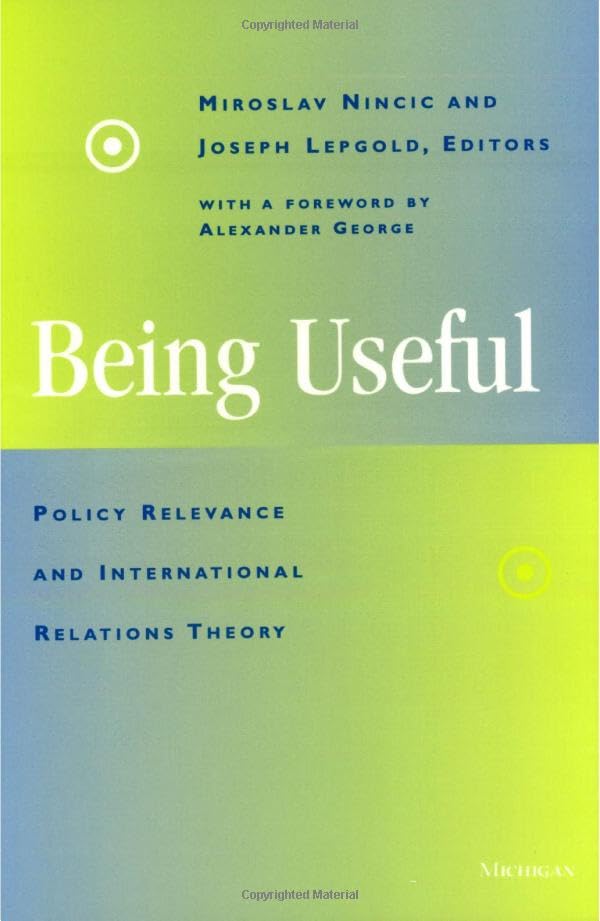 Being useful Cover
