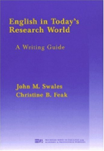English in today's research world Cover