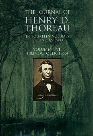 The Journal of Thoreau, Vol. 1 (1837-1855 Bound in 1 Volume) Cover