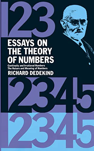Essays on the theory of numbers Cover