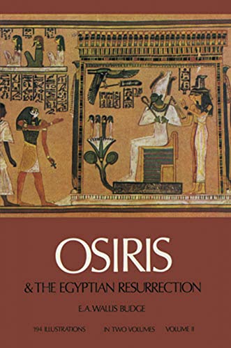 Osiris and the Egyptian resurrection Cover