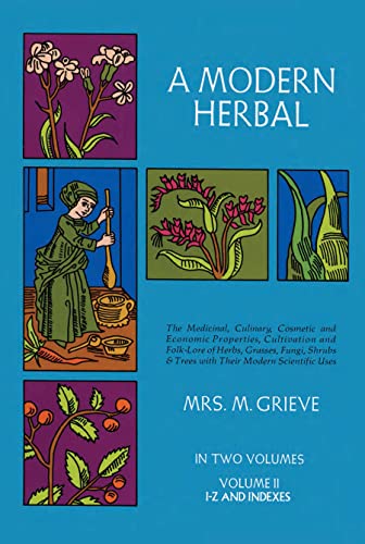 A Modern Herbal (Volume 2, I-Z and Indexes) Cover