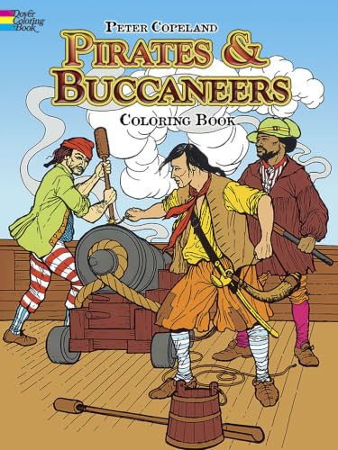 Pirates & Buccaneers Coloring Book Cover