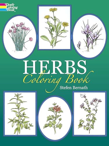 Herbs coloring book Cover