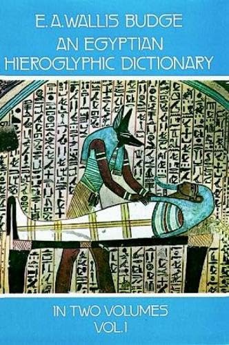 An Egyptian hieroglyphicdictionary Cover