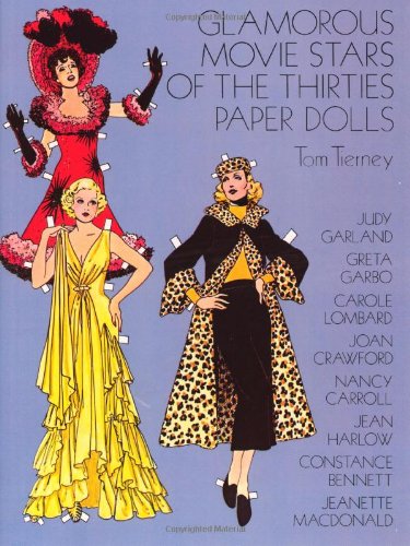Glamorous Movie Stars of the Thirties Paper Dolls Cover