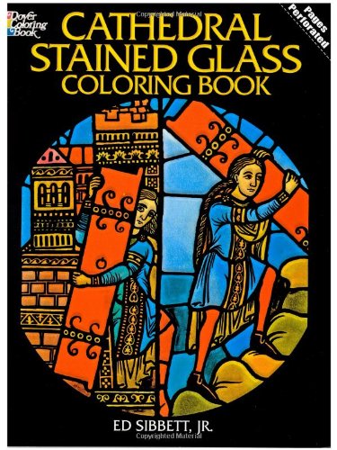 Cathedral Stained Glass Coloring Book (Stained Glass) Cover