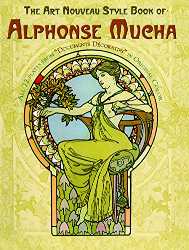 The art nouveau style book of Alphonse Mucha Cover