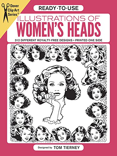 Ready-to-Use Illustrations of Women's Heads Cover