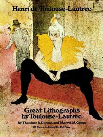 Great lithographs by Toulouse-Lautrec Cover