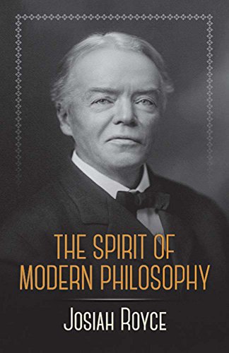 The  spirit of modern philosophy Cover