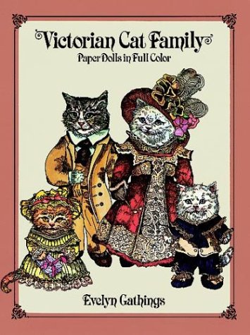 Victorian Cat Family Paper Dolls in Full Color (Paper Dolls) Cover